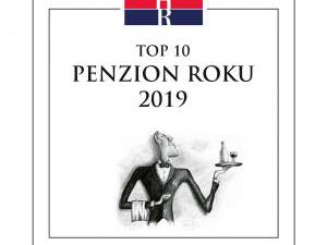  Penzion U Zámku Mělník **** - Ocenění Asociace hotelů a restaurací TOP 10 Penzion roku 2019